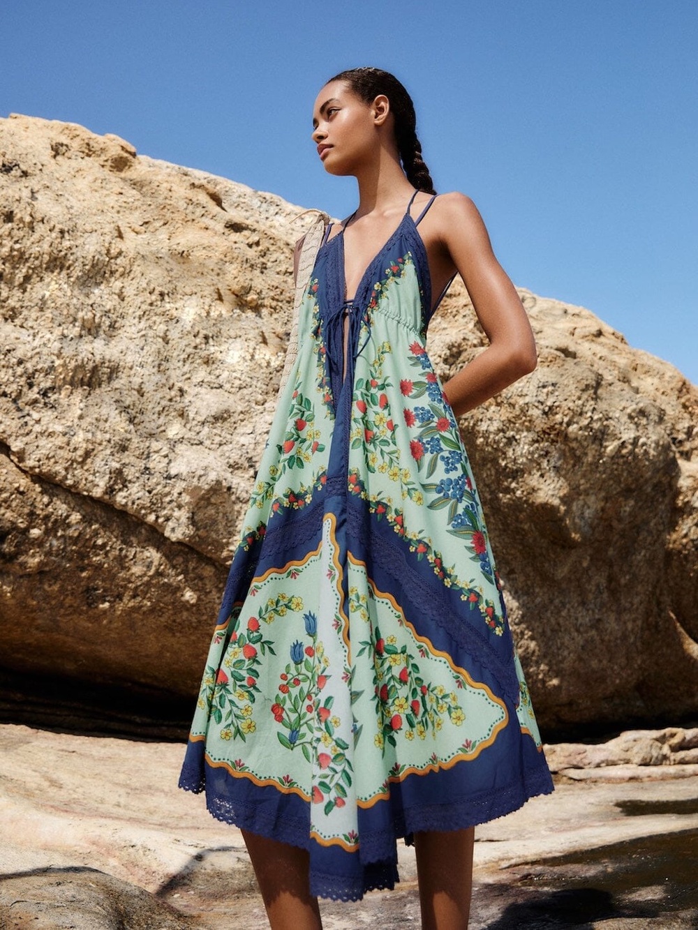 Farm Rio: Faded Green Fruit Beauty Maxi
Dress / Cover Up
